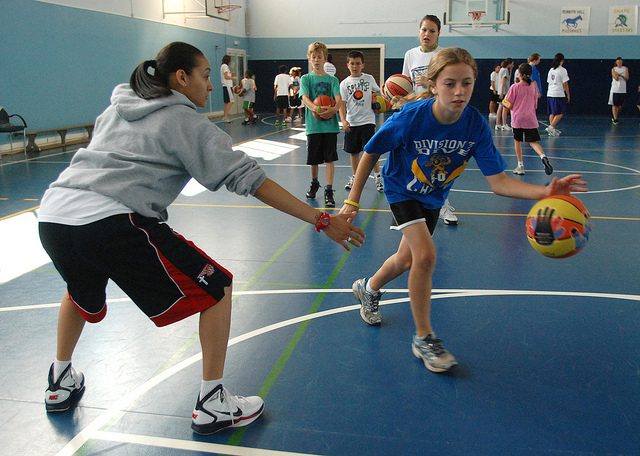 basketball coaches hosting a clinic