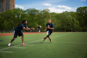 training footwork and hands football
