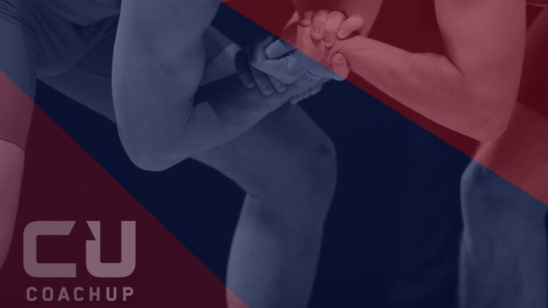 wrestlers with CU logo